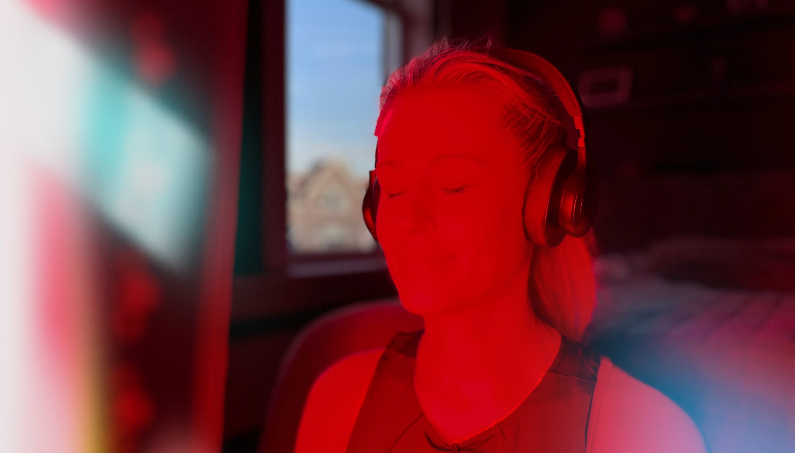 Rood licht en de zon